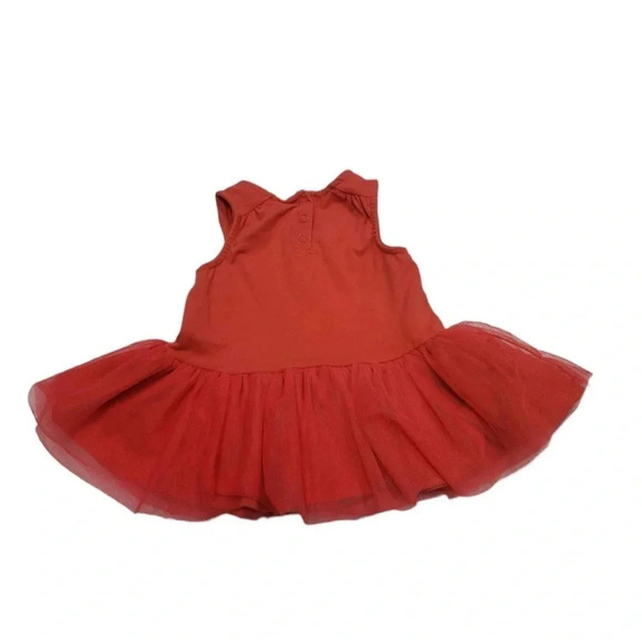 Juicy Couture Tulle Dress Coral  Gold Size 12M - Picture 4 of 9